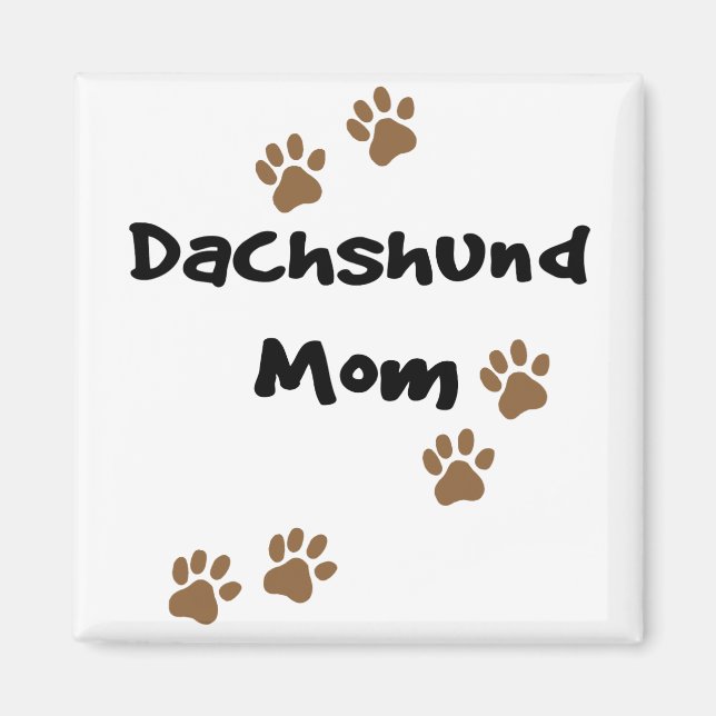 Dachshund Mamma Magnet (Framsidan)