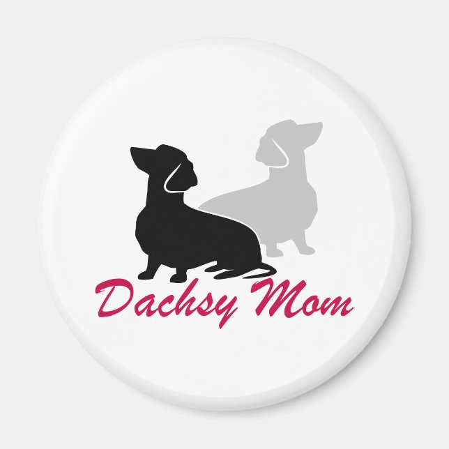 Dachshund Mamma Magnet (Framsidan)