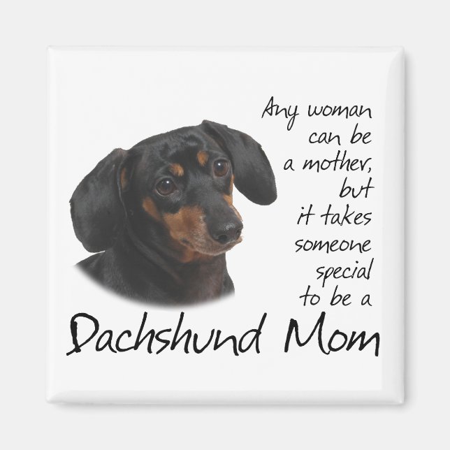 Dachshund Mamma Magnet (Framsidan)