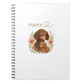 Dachshund Mamma Mors Dag Anteckningsbok