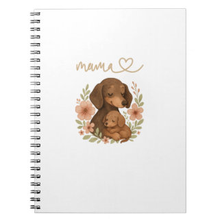 Dachshund Mamma Mors Dag Anteckningsbok