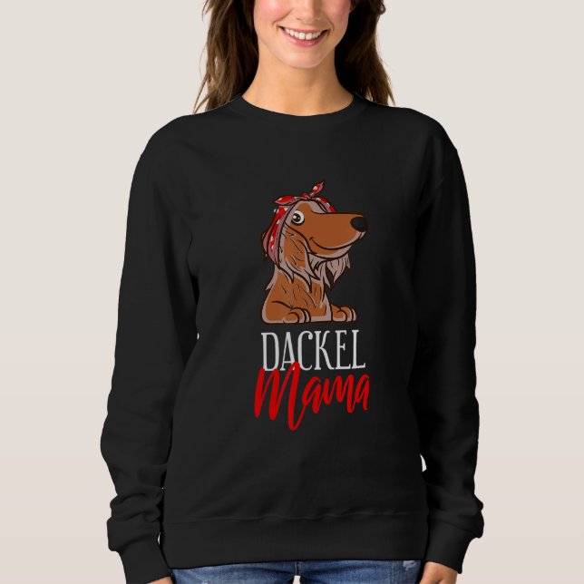 Dachshund Mamma T Shirt (Framsida)