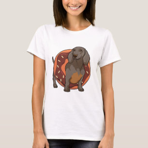 Dachshund med Donut T Shirt