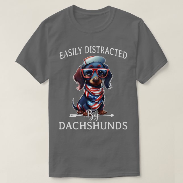 Dachshund med kärlek t shirt (Design framsida)