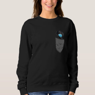 Dachshund med mask i kastpocket Hund Teckel Dac T Shirt