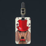 Dachshund med Röda Top hat Bagagebricka<br><div class="desc">Children's</div>