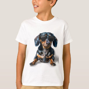 Dachshund med solglasögon t shirt