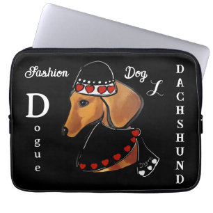DACHSHUND-MODE LAPTOP FODRAL