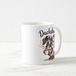 Dachshund Mom Needs Coffee Funny Coffee Mug Dachsh Kaffemugg