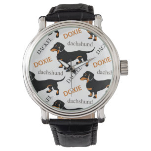 Dachshund Mönster Armbandsur