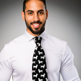 Dachshund Mönster Svart slips Doxie Hund