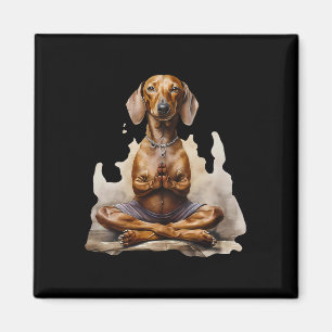Dachshund Muay Thai Boxning Karate Kickboxning Mar Magnet