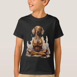 Dachshund Muay Thai Boxning Karate Kickboxning Mar T Shirt