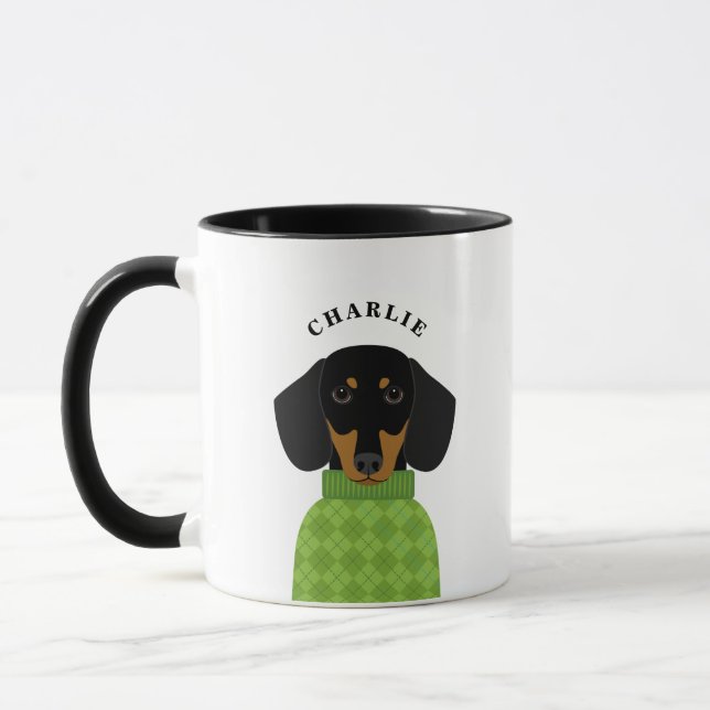 Dachshund Mugg (Vänster)
