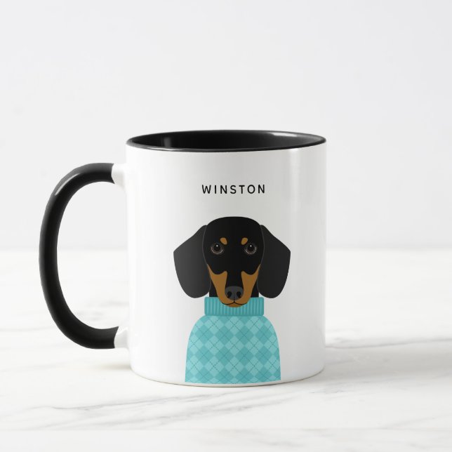 Dachshund Mugg (Vänster)