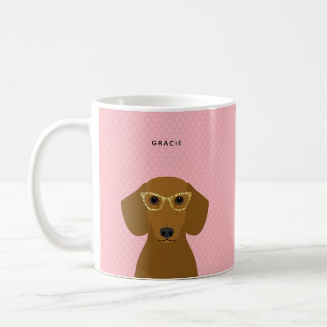 Dachshund Mugg (Vänster)
