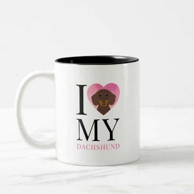 Dachshund Mugg (Vänster)