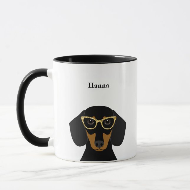 Dachshund Mugg (Vänster)