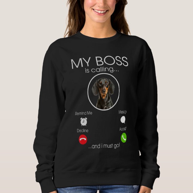 Dachshund My Chef T Shirt (Framsida)
