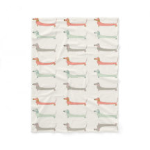 Dachshund Mysigt Throw