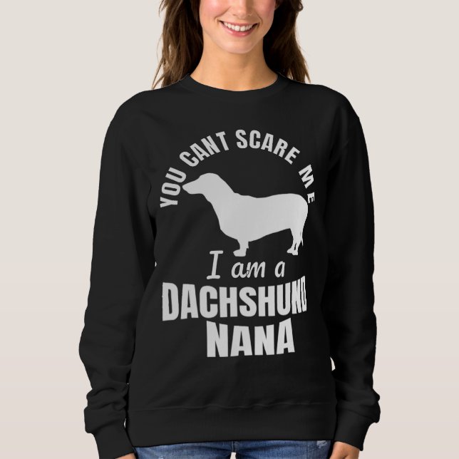Dachshund Nana Hund Crazy Admirer T Shirt (Framsida)