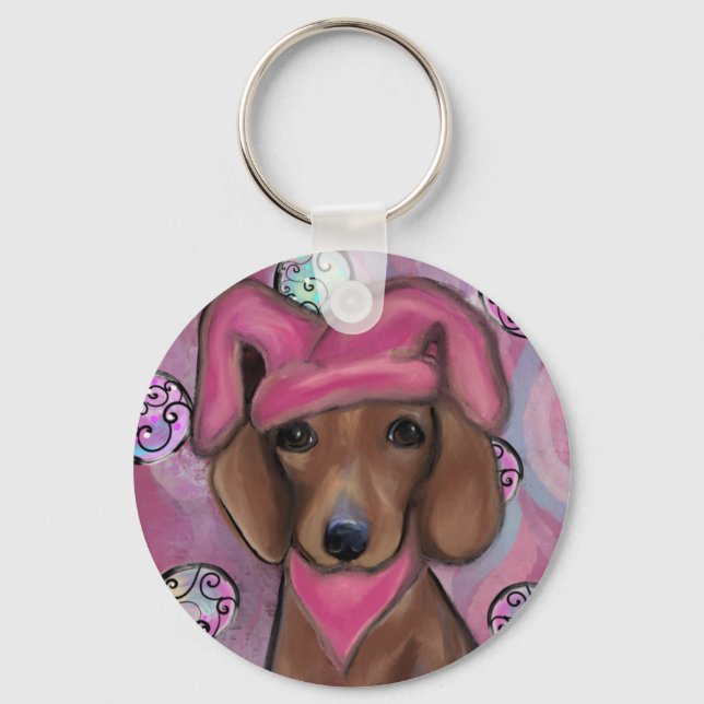 Dachshund Nyckelring (Framsida)