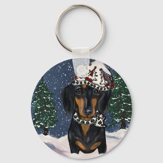DACHSHUND   NYCKELRING (Framsida)