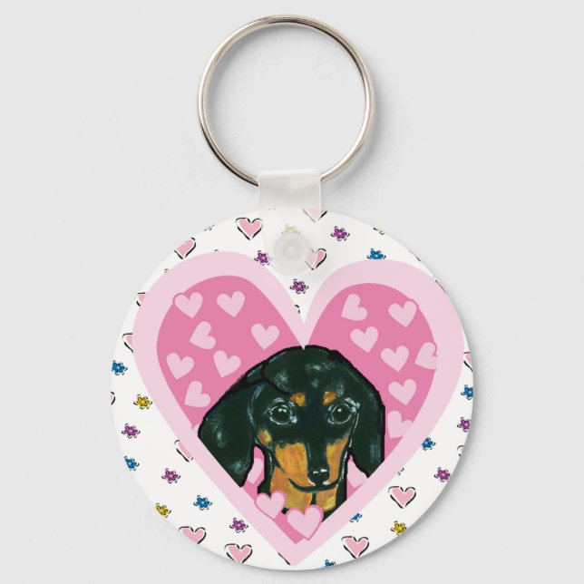 Dachshund Nyckelring (Framsida)