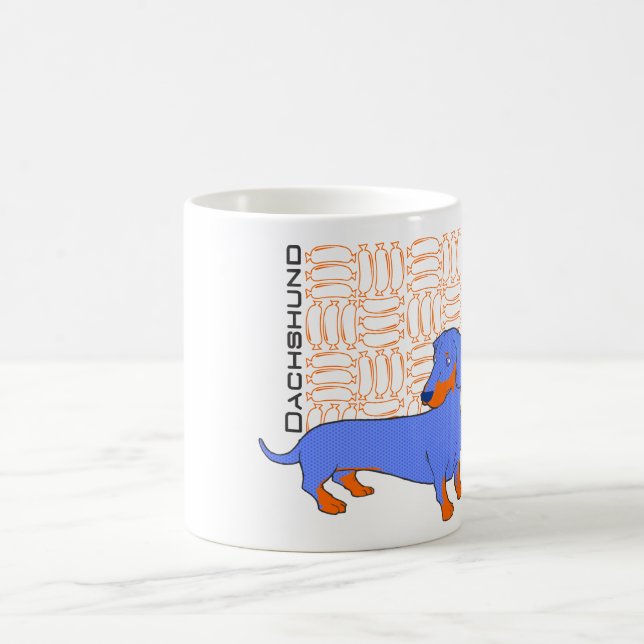 Dachshund o salsicha kaffemugg (Center)