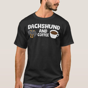 Dachshund och kaffe T-Shirt