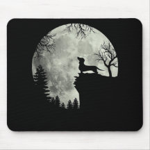 Dachshund och Måne Halloween