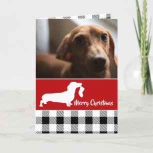 Dachshund och Play jul Helgkort