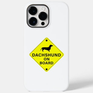 Dachshund ombord på Rolig hund stötfångare