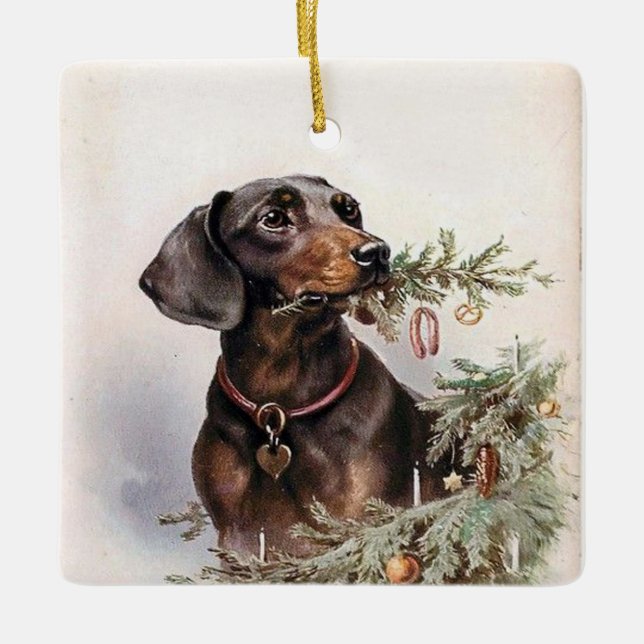 Dachshund Ornament (Framsida)