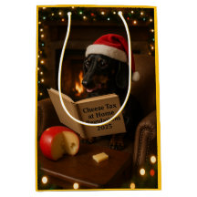 Dachshund 'Ostskatt' julklappspåse