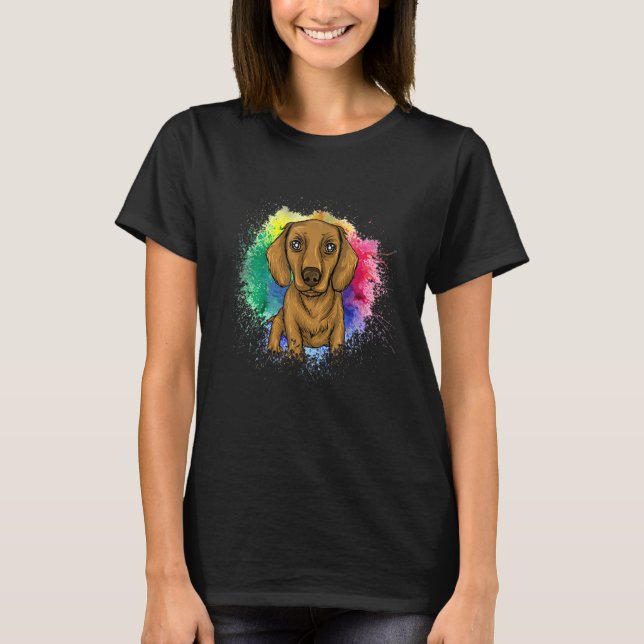 Dachshund Owner Sausage Dog Doxie Wiener Women Dac T Shirt (Framsida)