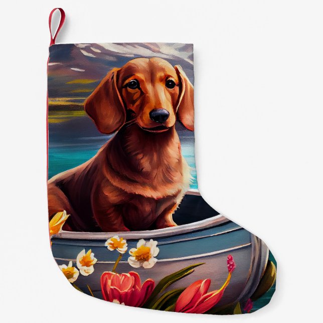 Dachshund på en Paddle: en kristen Äventyr Liten Julstrumpa (Framsidan)