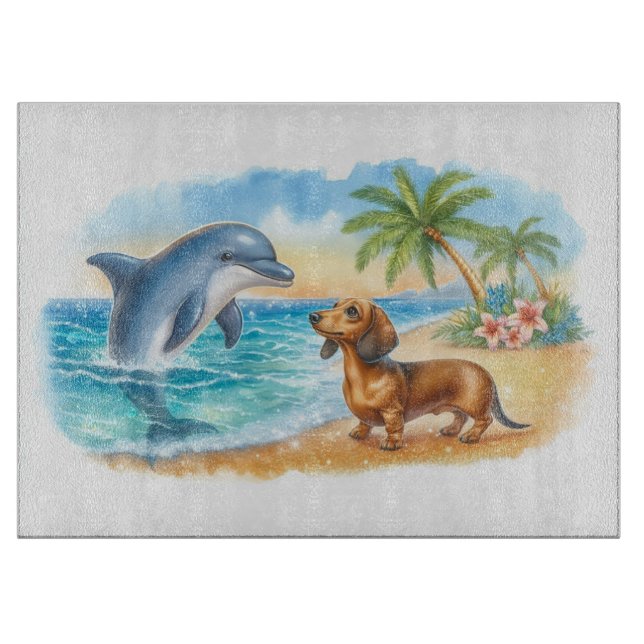 Dachshund på stranden: Dolphin Encounter (Framsidan)