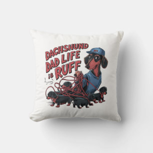 Dachshund Pappa är Ruff Kudde