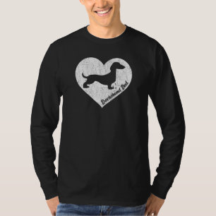 Dachshund Pappa Dachshund Teckel Dachsie Hund Pet T Shirt
