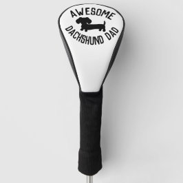 Dachshund Pappa Golfer Gift Fantastisk Wiener Hund