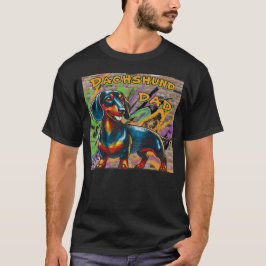 Dachshund Pappa Graffiti: Long Hund Squad T Shirt