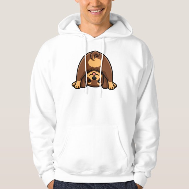 Dachshund Pappa Hoodie (Framsida)