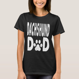 Dachshund Pappa Hundägare T Shirt