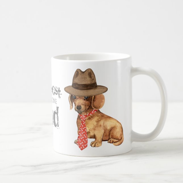 Dachshund Pappa Kaffemugg (Höger)