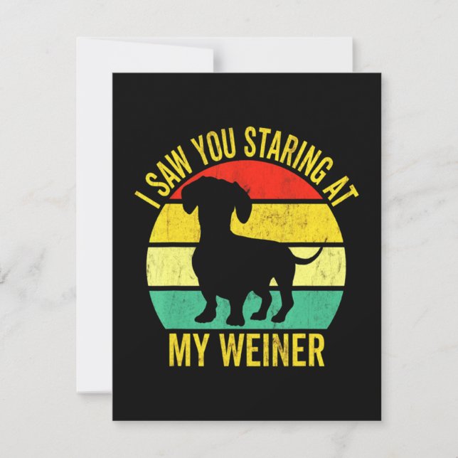 Dachshund Pappa Manar Tack Kort (Framsida)