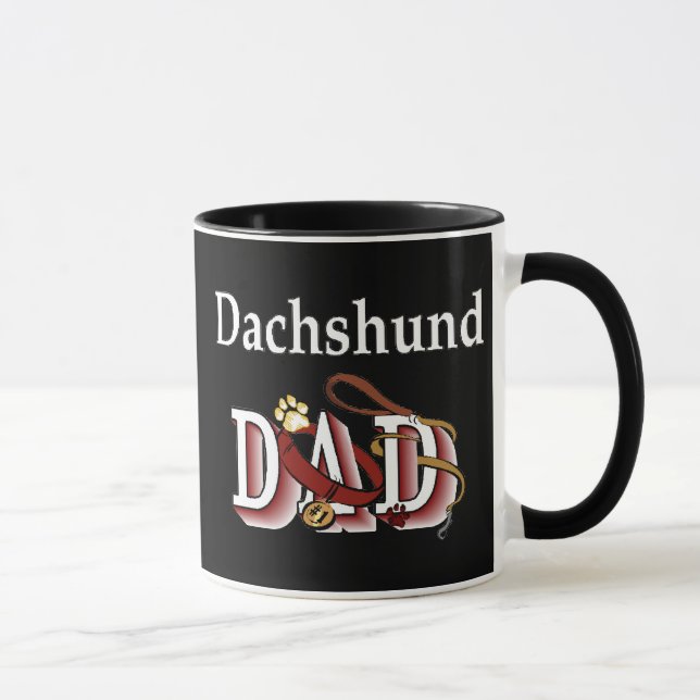 Dachshund Pappa Mugg (Höger)