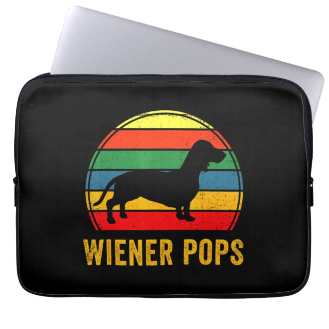 Dachshund Pappa Pet Owner Laptop Fodral (Framsidan)