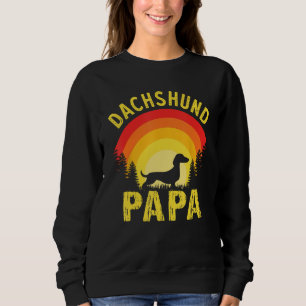 Dachshund Pappa Weenie Wiener Hund pappa för far T Shirt