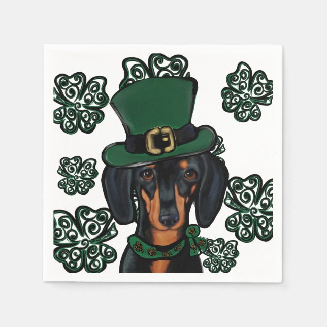 DACHSHUND       PAPPERSSERVETT (Framsidan)
